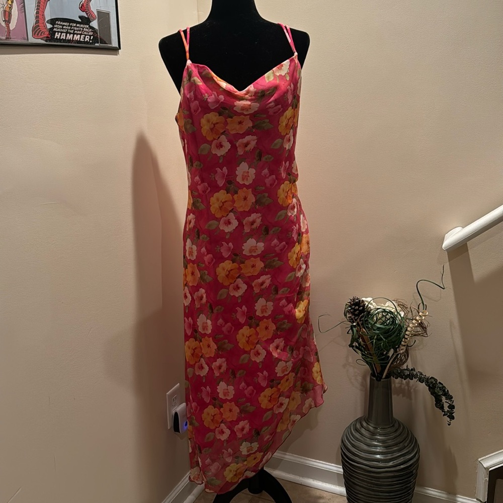 NWT- CDC Floral Pink Dress